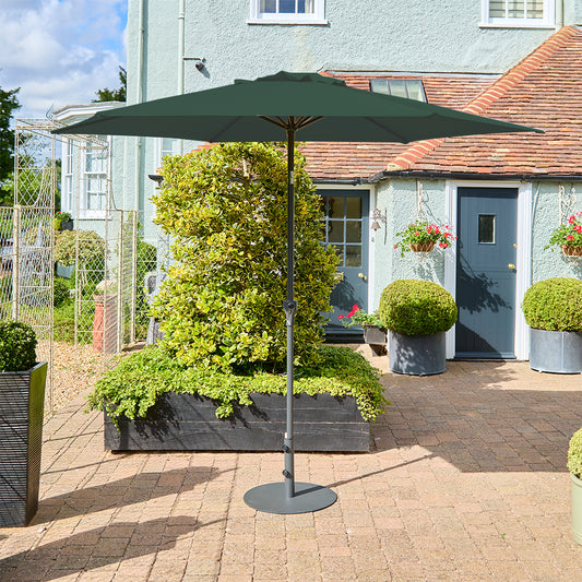 Horizon 3.0m Crank and Tilt Parasol - Verdant Green