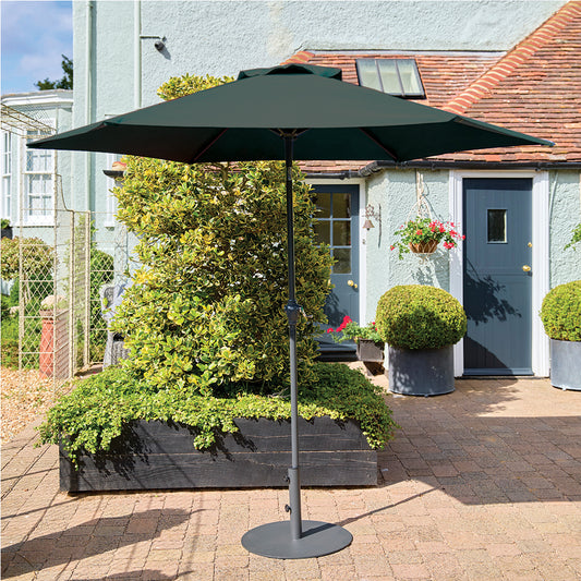 Osaka 2.7m Crank and Tilt Parasol - Forest