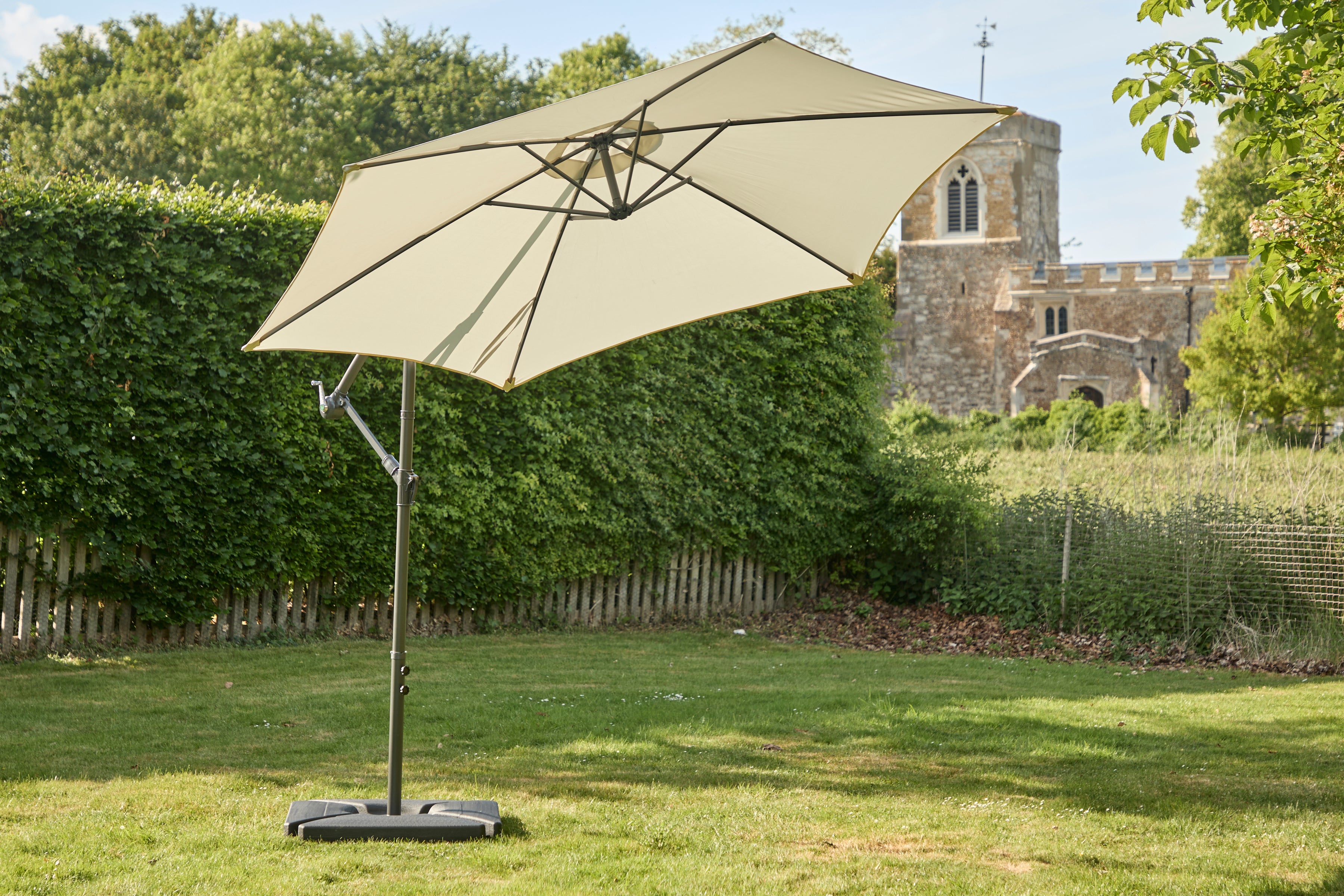 cantilever patio umbrella uk Sapporo 3.0m Cantilever Parasol