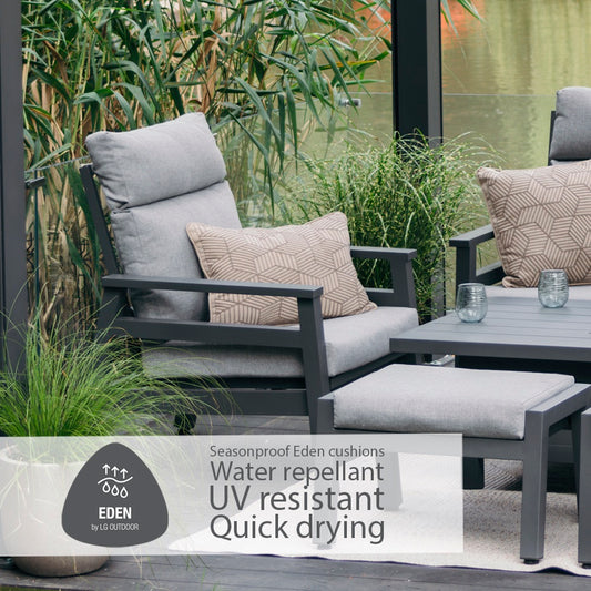 Barcelona Lounge Dining Set with Adjustable Table