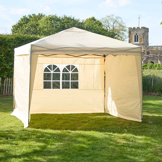 Hamilton 3 x 3m Pop-up Gazebo - Cream