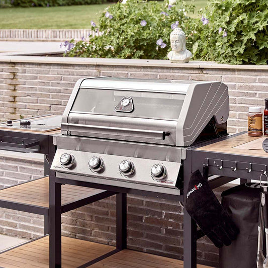 Grillstream Sanctuary Oak 4 Burner Outdoor Kitchen