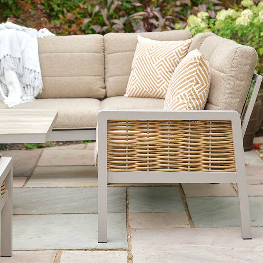 Havana Rectangular Modular Dining Set with Adjustable Table