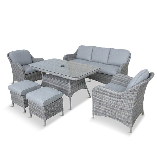 Monte Carlo Stone Lounge Dining Set