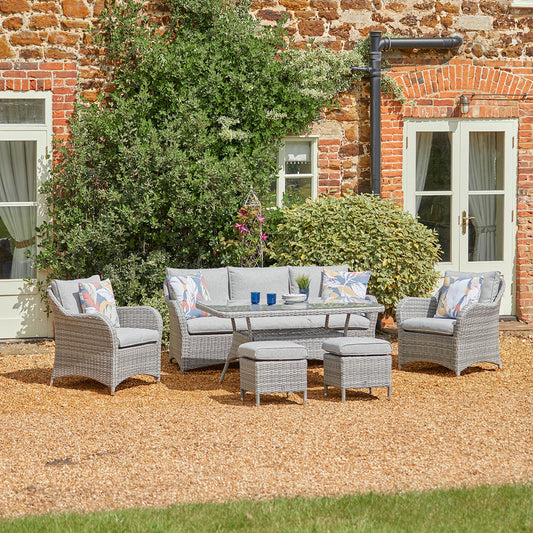 Monte Carlo Stone Lounge Dining Set