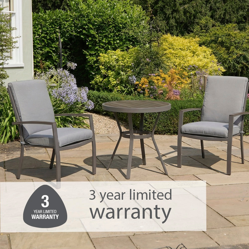 Milano Taupe Bistro Set