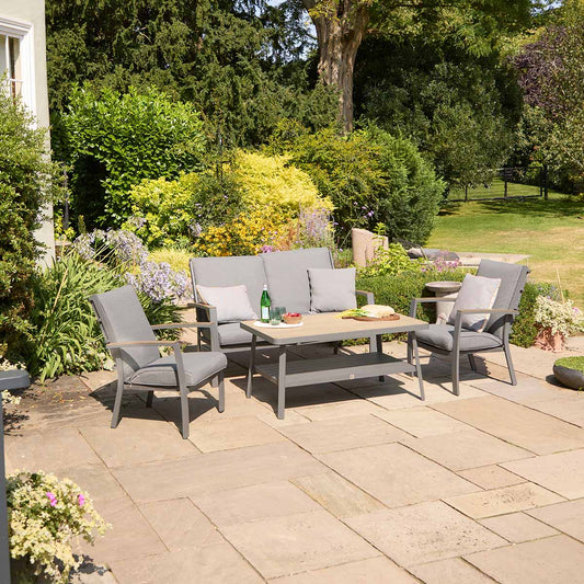 Monza Lounge Set with High Coffee Table