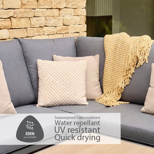 Monza Rectangular Modular Dining Set with Adjustable Table