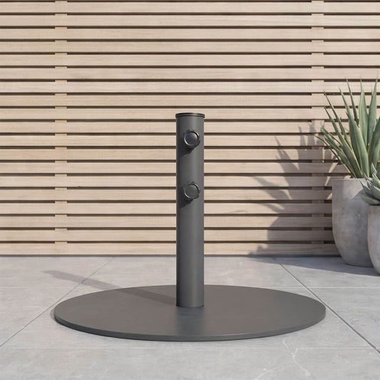 16KG Round Steel Base - Anthracite