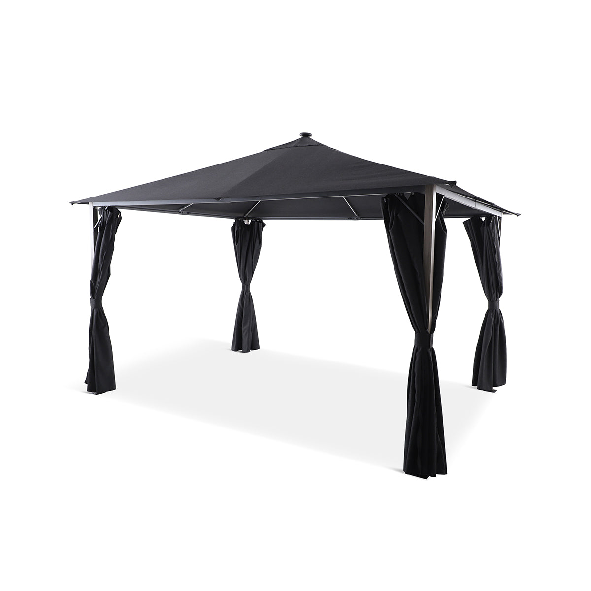 Sanctuary Birch 3 x 3m Fabric Gazebo with Solar Lights