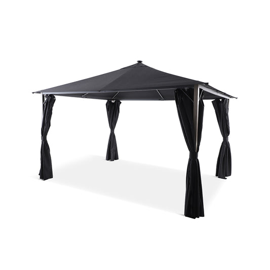 Sanctuary Birch 3 x 3m Fabric Gazebo with Solar Lights