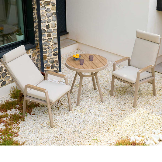 Sorrento Bistro Set with Recliner Chairs