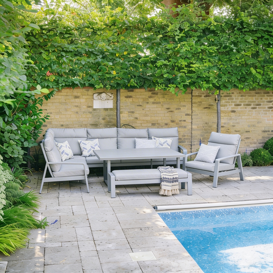 Santorini Dawn Modular Dining Set with Lounge Chair