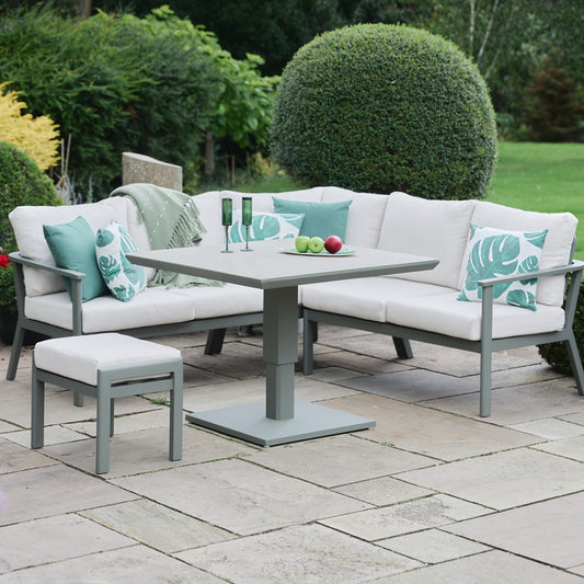 Tuscany Compact Modular Dining Set with Adjustable Table