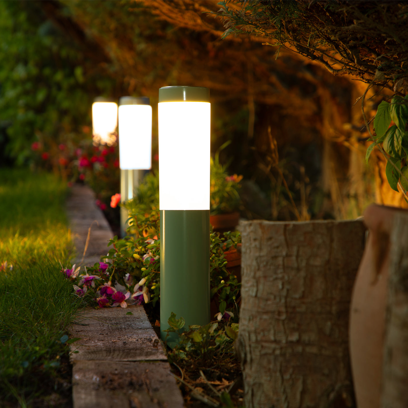 Heron Connectable Border Lights Starter Set of 3 - Green