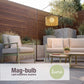 Matera Sage Rope Floor Lamp