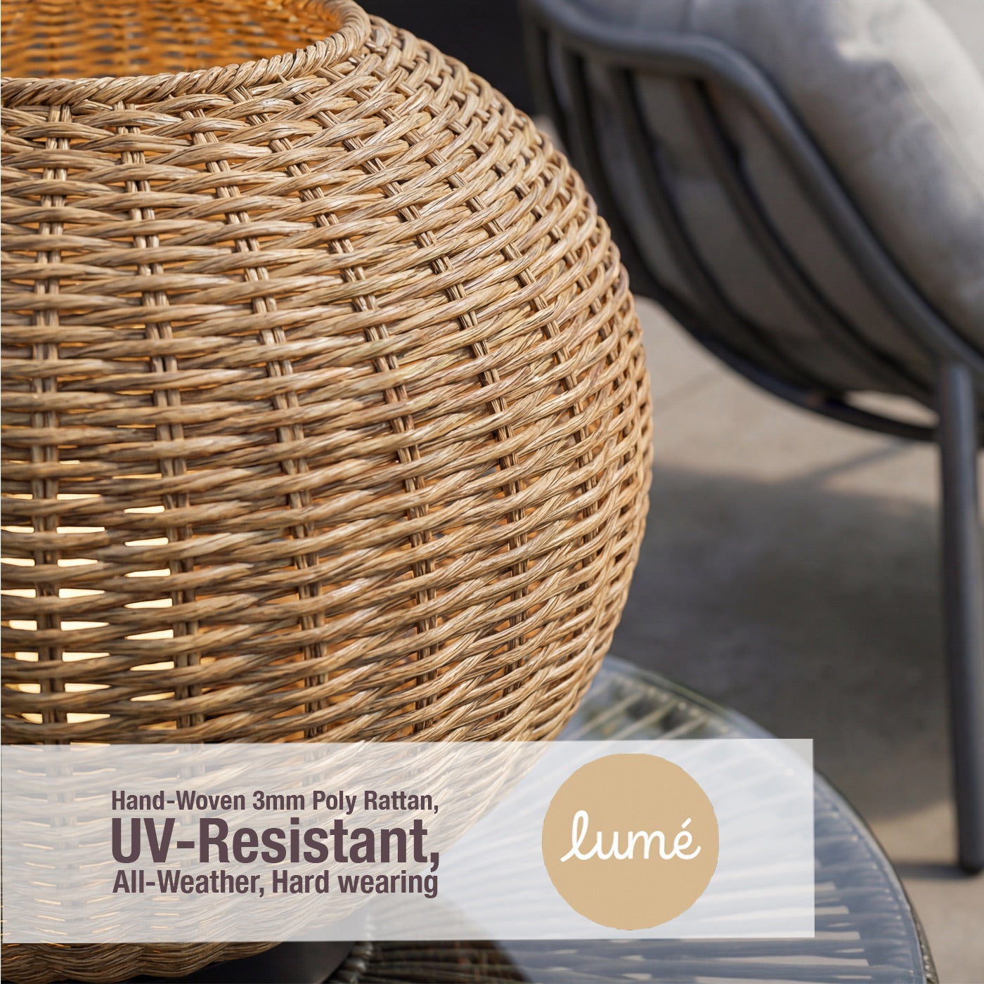 Orta Sesame Rattan Table Lamp