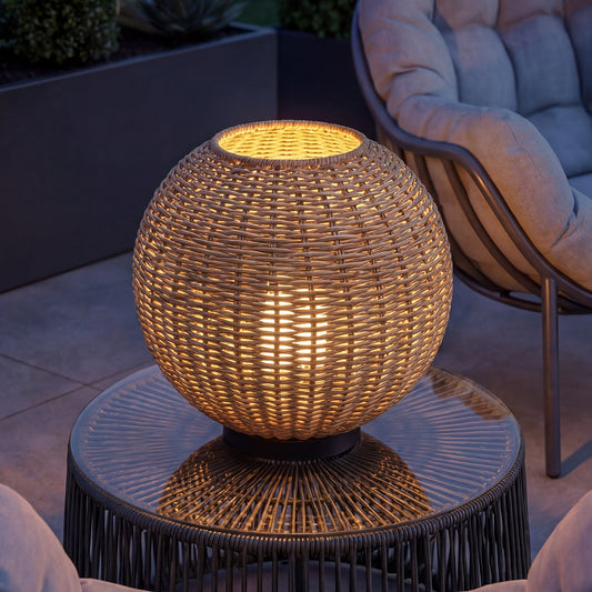 Orta Sesame Rattan Table Lamp