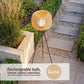 Toscana Sesame Rattan 1.5m Floor Lamp