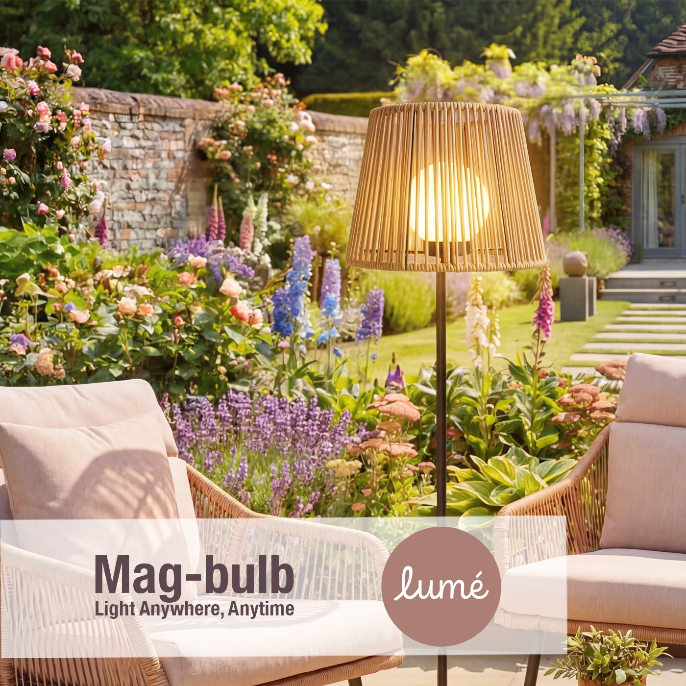 Garda Latte 1.4m Floor Lamp