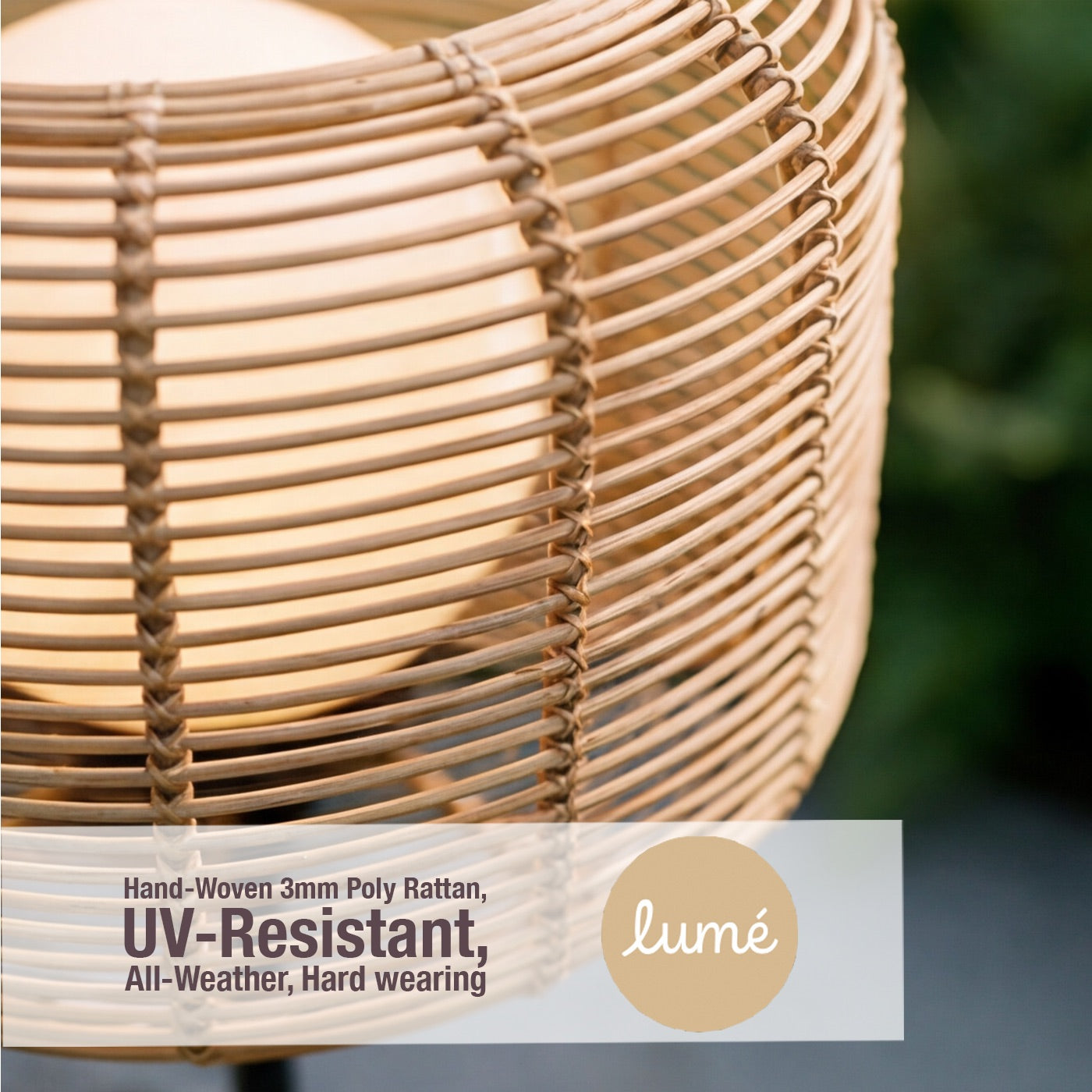 Toscana Sesame Rattan Table Lamp