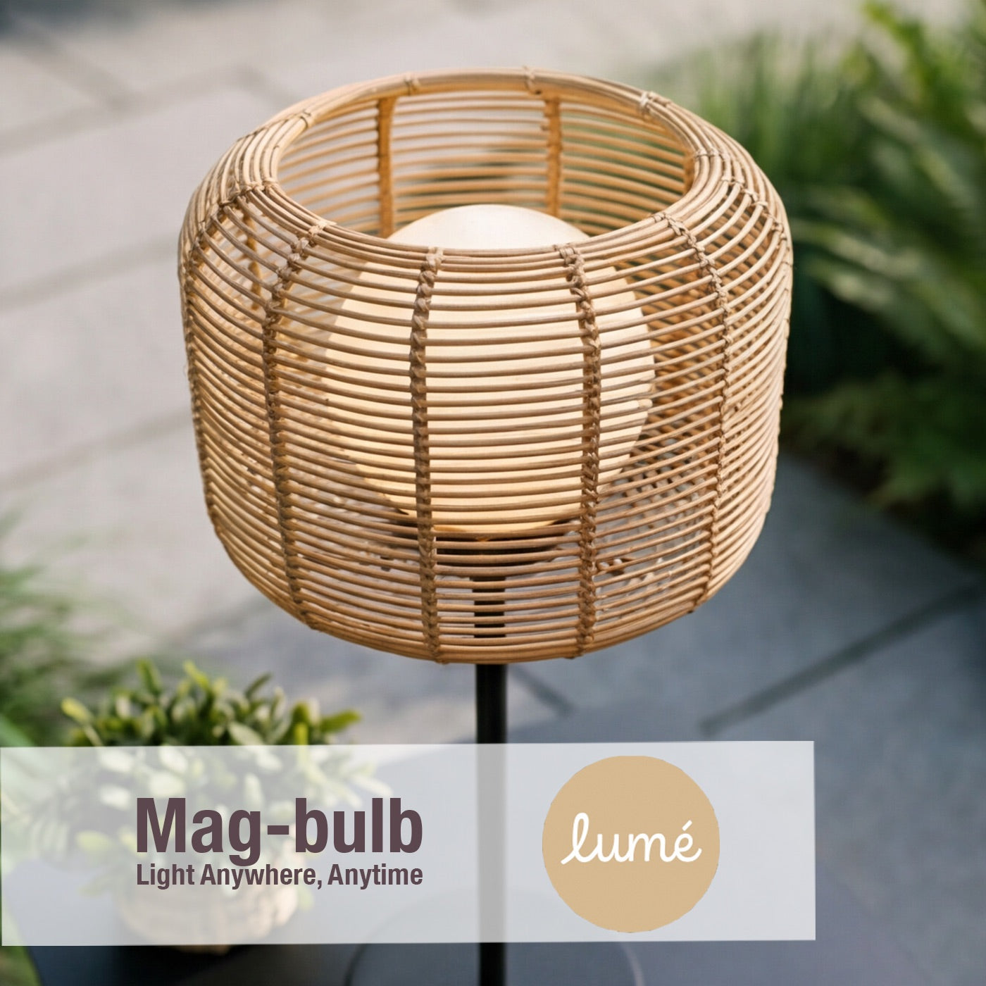 Toscana Sesame Rattan Table Lamp