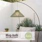 Bellagio Sage Rope Floor Lamp