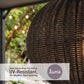 Ravello Noir Rattan Pendant Light