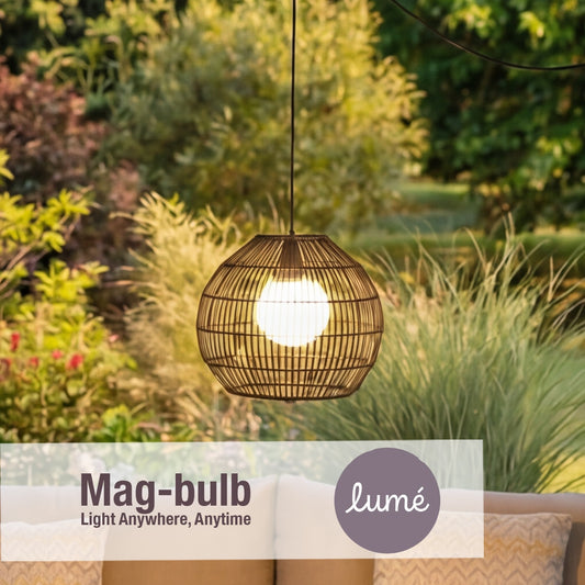Novara Noir Rattan Pendant Light