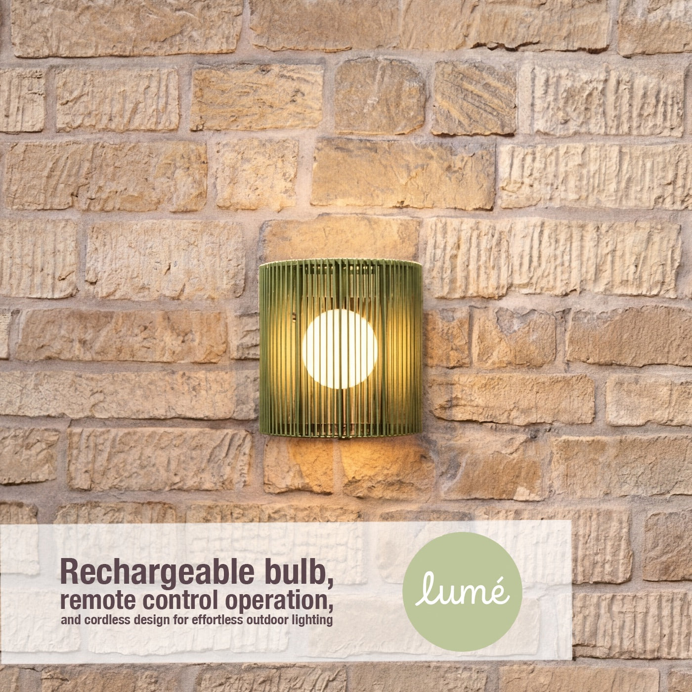 Tamburo Sage Rope Wall Light