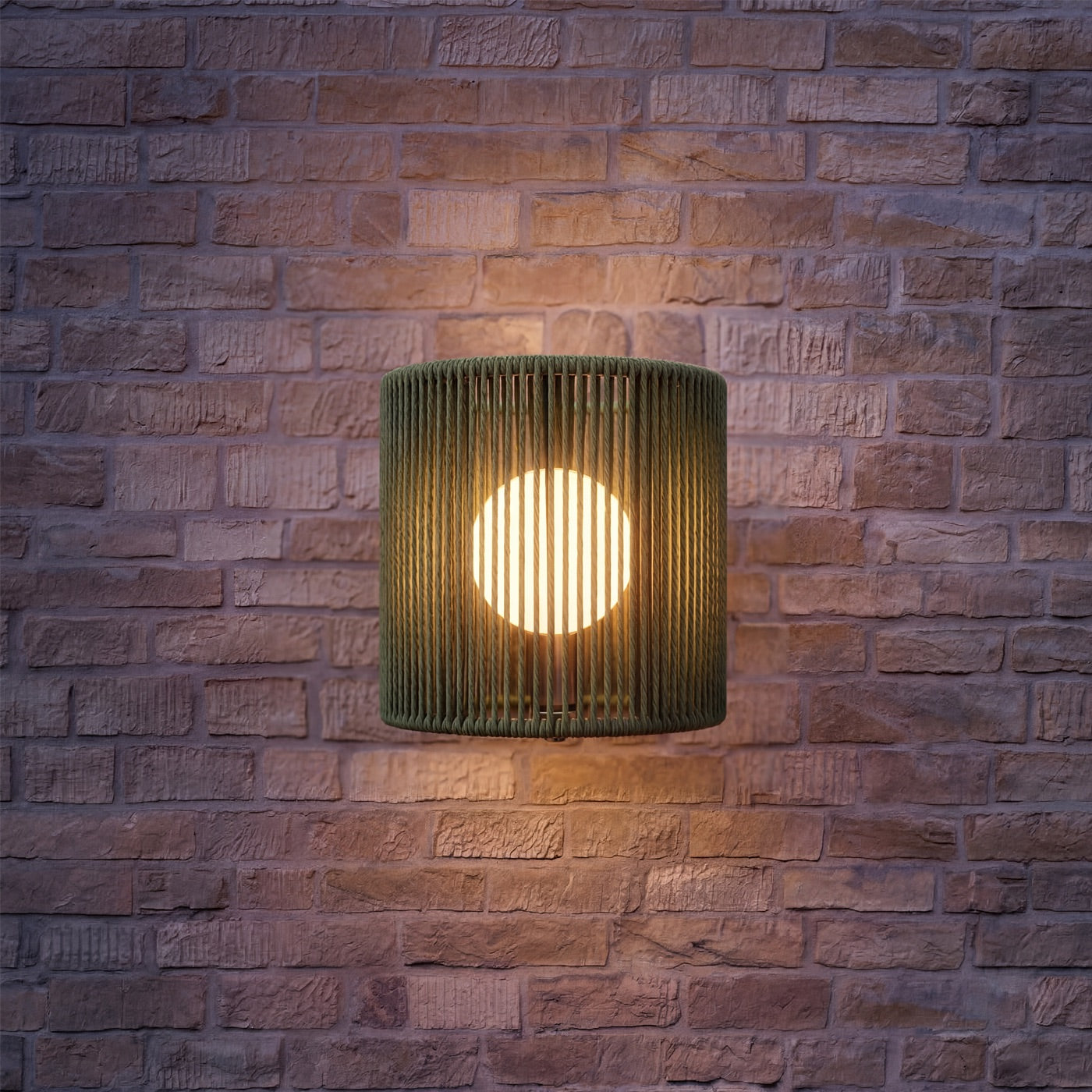 Tamburo Sage Rope Wall Light