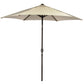 Soleil 2.2m Crank and Tilt Parasol - Cream