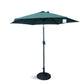 Horizon 3.0m Crank and Tilt Parasol - Verdant Green