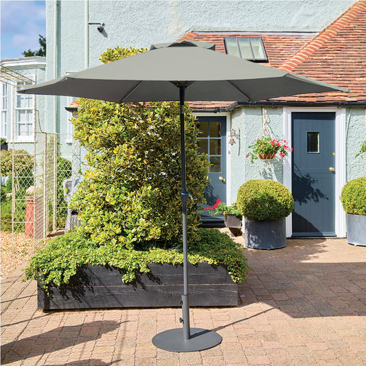 Osaka 2.2m Crank and Tilt Parasol - Taupe