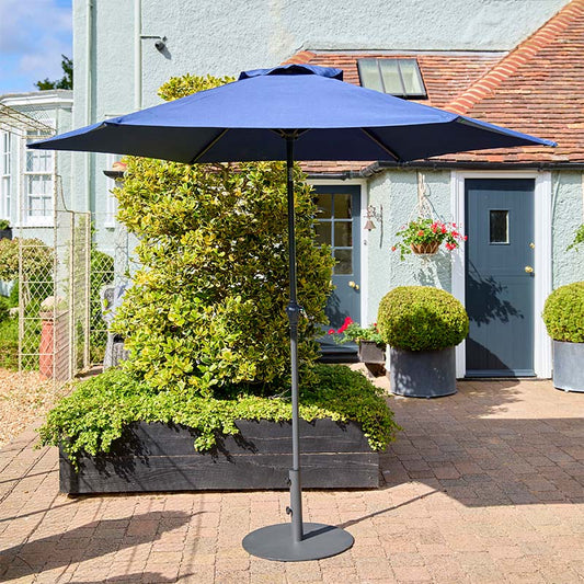 Osaka 2.7m Crank and Tilt Parasol - Navy