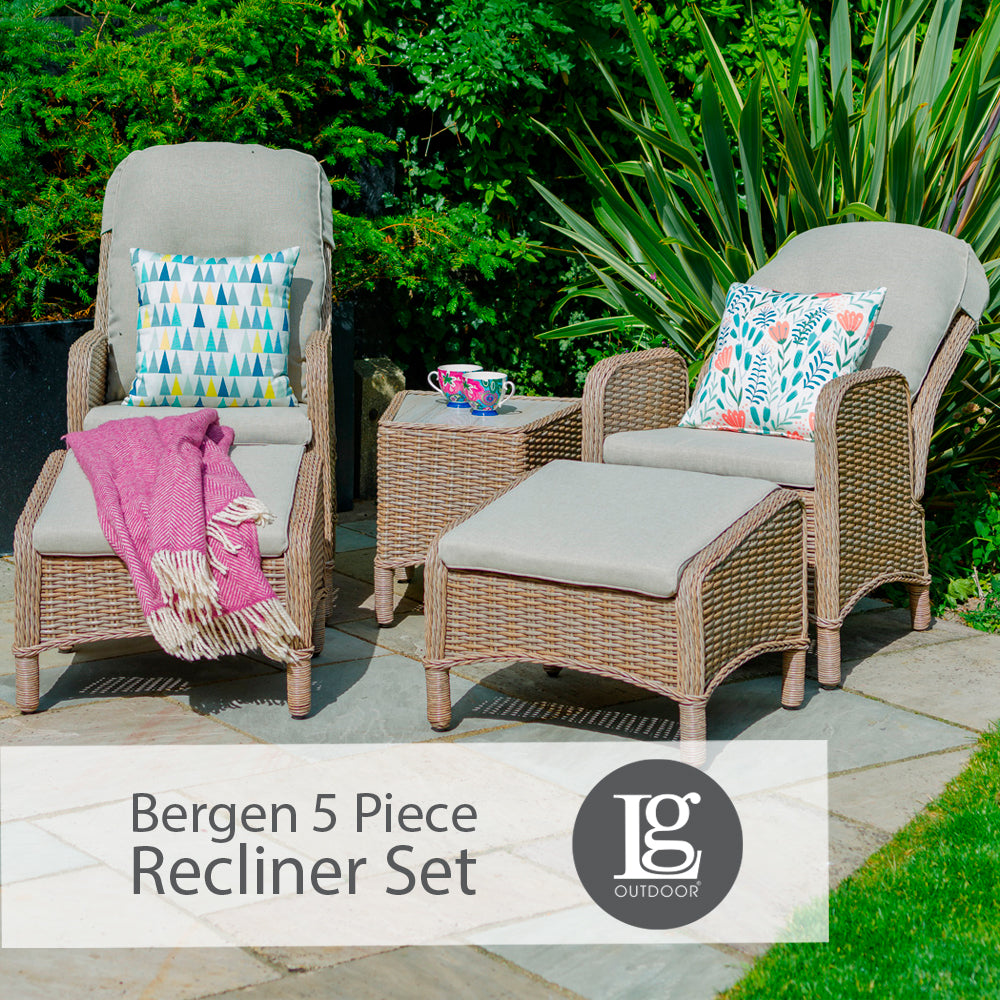 Bergen 5 Piece Recliner Set