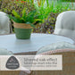 Bergen 8 Seat Oval Dining Set with Weave Lazy Susan and Deluxe 2.0 x 3.0m Parasol