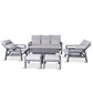 Barcelona Lounge Dining Set with Adjustable Table