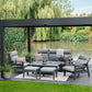 Barcelona Lounge Dining Set with Adjustable Table