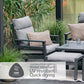 Barcelona Lounge Dining Set with Adjustable Table