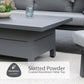 Barcelona Lounge Dining Set with Adjustable Table