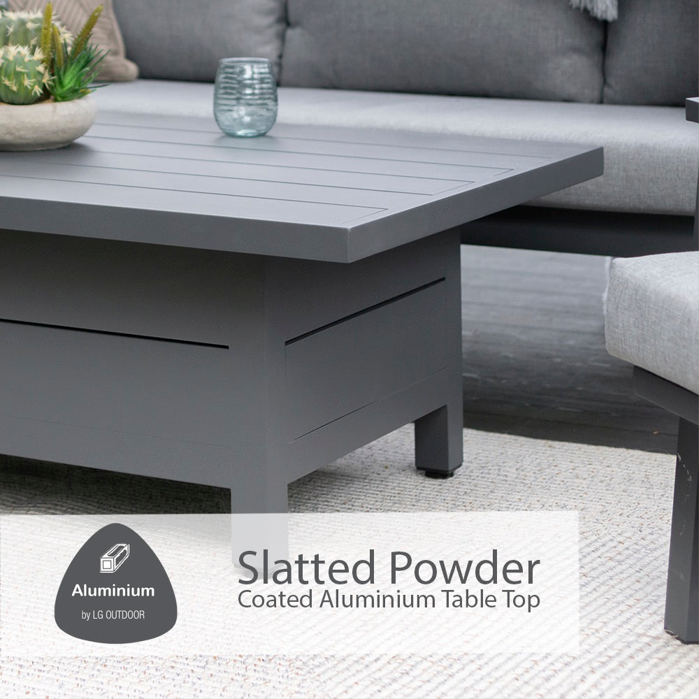Barcelona Lounge Dining Set with Adjustable Table