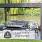 Barcelona Lounge Dining Set with Gas Firepit Table
