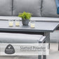 Barcelona Modular Dining Set with Adjustable Table