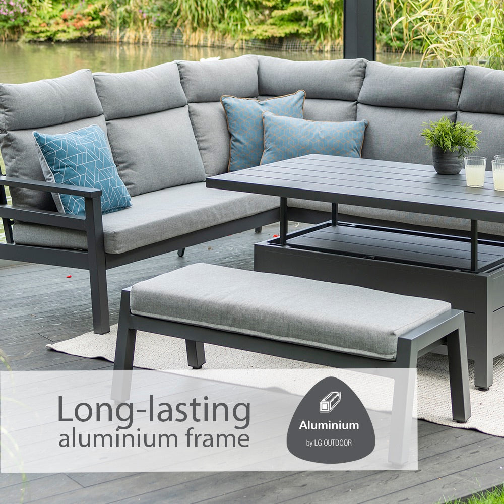 Barcelona Modular Dining Set with Adjustable Table