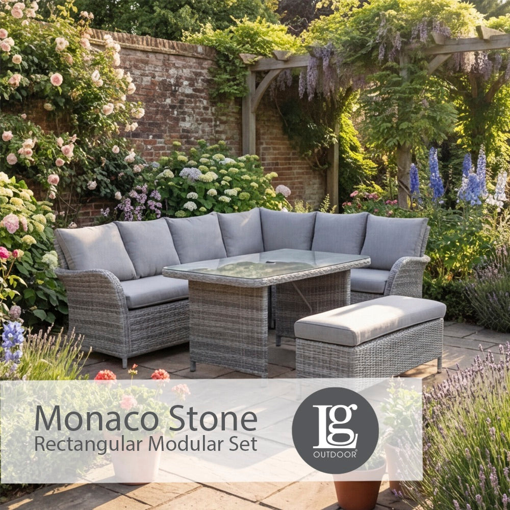 Monaco Stone Rectangular Modular Set