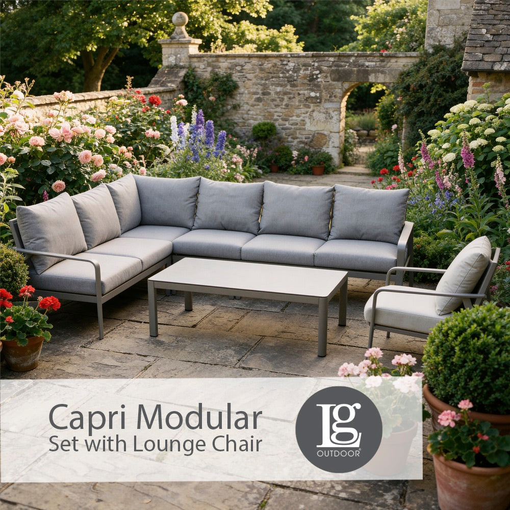 Capri Modular Set With Lounge Chair