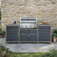 Grillstream Sanctuary Birch 4 Burner Deluxe Outdoor Kitchen