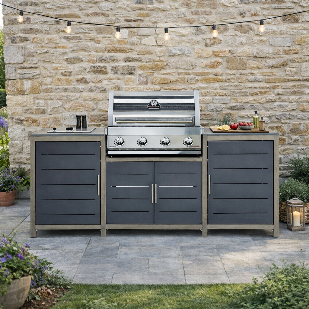 Grillstream Sanctuary Birch 4 Burner Deluxe Outdoor Kitchen