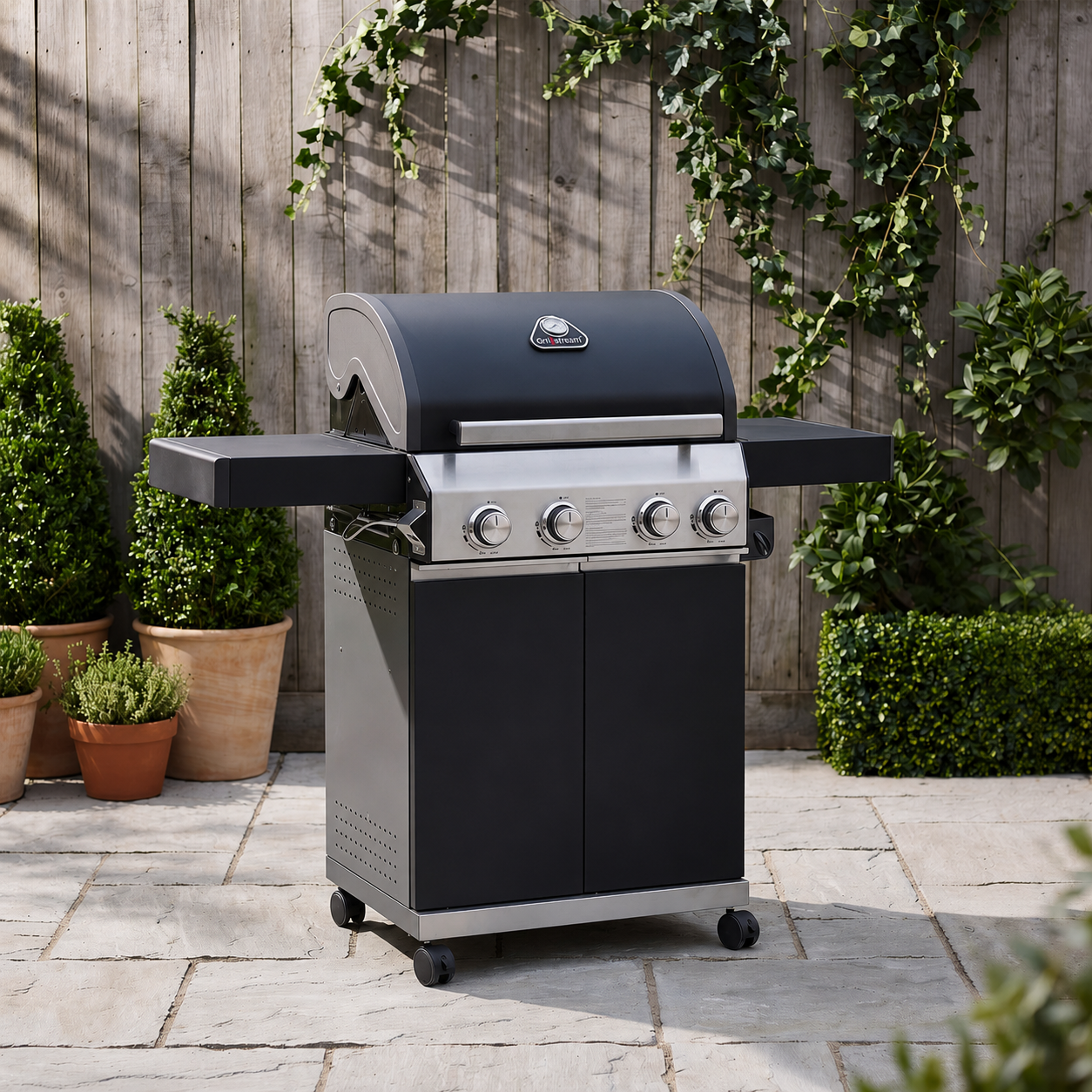 Classic 4 Burner Barbecue (Matt Black)